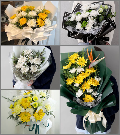 四川成都彭州市丽春镇保平村白事花束代送